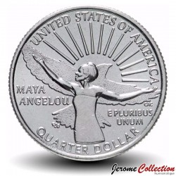 ETATS UNIS / USA - PIECE de 25 Cents - American Women Quarters - Maya Angelou - S - 2022