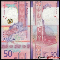 ARUBA - Billet de 50 Florin - Crabe terrestre - 01.01.2019 – P23 – JeromeCollection