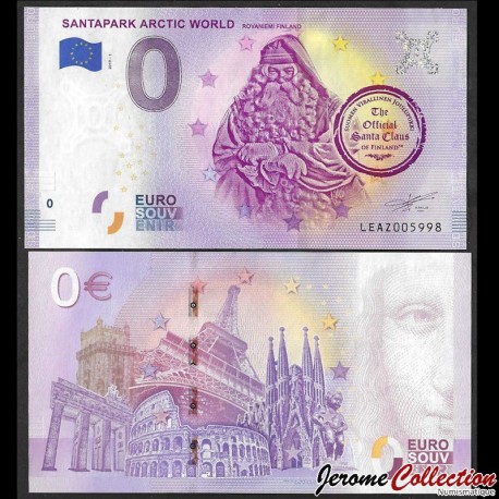 BILLET TOURISTIQUE - ZERO 0 EURO - FINLANDE - SANTAPARK ARTIC WORLD - ROVANIEMI - LEAZ - 2019-1 – – JeromeCollection