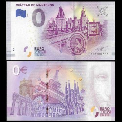 BILLET TOURISTIQUE - ZERO 0 EURO - FRANCE - CHATEAU DE MAINTENON - UENT - 2019-1 – N238703 – JeromeCollection