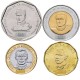 REPUBLIQUE DOMINICAINE - SET / LOT de 4 PIECES de 1 5 10 25 Pesos - 2022 / 2023 – Km124 125 126 127 – JeromeCollection