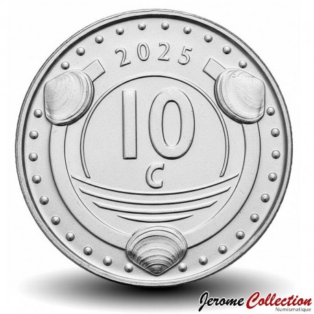 CURACAO - PIECE de 10 Cents - Fleur d'oranger - 2025 – N462586 – JeromeCollection