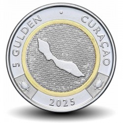 CURACAO - PIECE de 5 Florin des Caraïbes - Roi Willem-Alexander - 2025 – N462591 – JeromeCollection