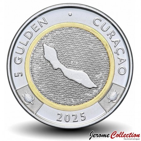 CURACAO - PIECE de 5 Florin des Caraïbes - Roi Willem-Alexander - 2025 – N462591 – JeromeCollection