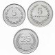 SALVADOR - SET / LOT de 3 PIECES de 5 5 25 Centavos - 1984 / 1994 – Km149a 154b 157b – JeromeCollection