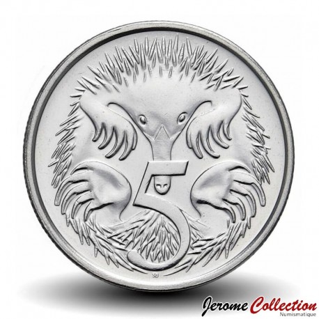 AUSTRALIE - PIECE de 5 Cents - Echidné australien - Roi Charles III - 2025 – Km4653 – JeromeCollection
