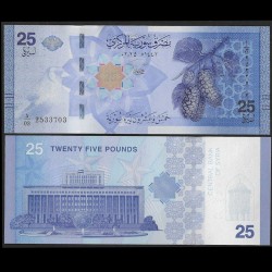 SYRIE - Billet de 25 Livres syriennes - Mûres de Damas - 2025
