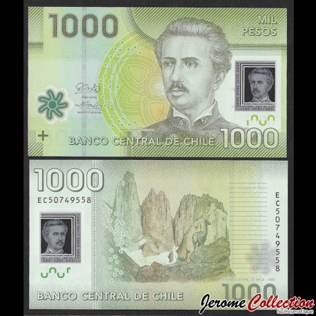 CHILI - Billet de 1000 Pesos - Ignacio Carrera Pinto - 2025 – P161 – JeromeCollection