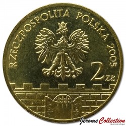 POLOGNE - PIECE de 2 ZLOTE - Villes de Pologne : Cieszyn - 2005