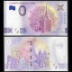 BILLET TOURISTIQUE - ZERO 0 EURO - FRANCE - LA SAINTE CHAPELLE - PARIS (Patch holographique OR) - UEGA - 2026-1 –