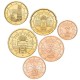 AUTRICHE - SET / LOT de 6 PIECES de 1 2 5 10 20 50 Cents - Fleurs d'Autiche - 2020 – Km3082 3083 3084 3139 3140 3141