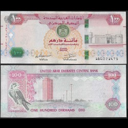 EMIRATS ARABES UNIS - Billet de 100 Dirhams - Fort Al Fahidi / Faucon pèlerin - 2018