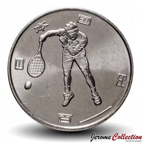 JAPON - PIECE de 100 yen - Jeux olympiques Tokyo 2020 - Tennis – Y301 – JeromeCollection