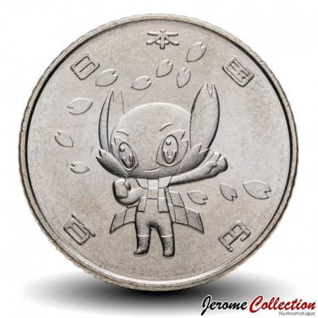 JAPON - PIECE de 100 yen - Someity, mascotte des Jeux paralympiques de Tokyo 2020 – Y306 – JeromeCollection