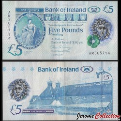 IRLANDE DU NORD - Bank of Ireland - 5 Pounds - Old Bushmills Distillery - 31.05.2017