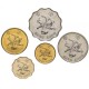 HONG-KONG - SET / LOT de 5 PIECES de 10 20 50 Cents - 1 2 Dollars - Série rétrocession à la Chine -1997 – Km72 73 74 75