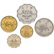 HONG-KONG - SET / LOT de 5 PIECES de 10 20 50 Cents - 1 2 Dollars - Série rétrocession à la Chine -1997 – Km72 73 74 75