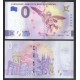 BILLET TOURISTIQUE - ZERO 0 EURO - FRANCE - L'ARCHANGE - ABBAYE DU MONT-SAINT-MICHEL (Patch holographique OR) - UEGB -