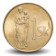 SLOVAQUIE - PIECE de 1 Koruna - Statue gothique - 2002 – Km12 – JeromeCollection