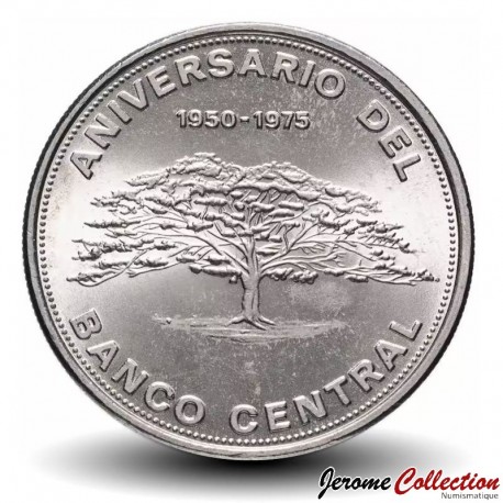 COSTA RICA - PIECE de 10 COLONES - 25 ans de la banque centrale - 1975 – Km204 – JeromeCollection