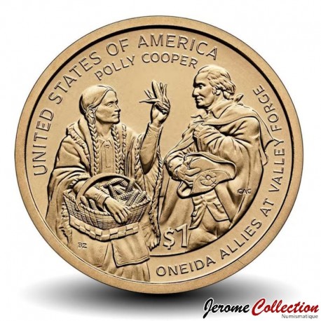 ETATS UNIS / USA - PIECE de 1 Dollar - Native american / Sacagawea - Polly Cooper - D - 2026 – N552480 –