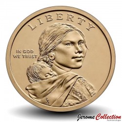 ETATS UNIS / USA - PIECE de 1 Dollar - Native american / Sacagawea - Polly Cooper - D - 2026