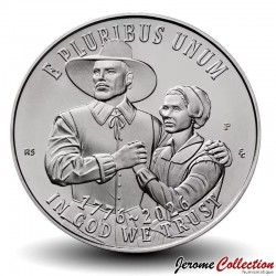ETATS UNIS / USA - PIECE de 25 Cents - 250 ans de liberté américaine - Mayflower - P - 2026