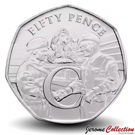 MAN (Ile de) - PIECE de 50 Pence - 75e anniversaire du Jour de la Victoire en Europe - C - 2020 – Km1672 –