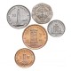MAN (Ile de) - SET / LOT de 5 PIECES de 1 2 5 10 20 Pence - Série Monuments - 2007 – Km1253 1254 1255 1256 1257 –