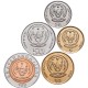 RWANDA - SET / LOT de 5 PIECES - 5 10 20 50 100 Francs - 2003 / 2011 – Km32 33 34 35 36 – JeromeCollection