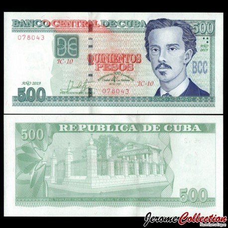 CUBA - Billet de 500 Pesos - 500 ans de la fondation de la ville de La Havane - 2019 – P133 – JeromeCollection