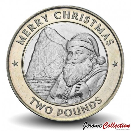 GIBRALTAR - PIECE de 2 Pounds - Père Noël - 2025 – N530105 – JeromeCollection