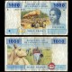 GABON / ETATS DE L'AFRIQUE CENTRALE / BEAC - Billet de 1000 Francs - Exploitation forestière - A - 2002 – P407Aa –