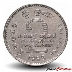 SRI LANKA - PIECE de 2 Roupies - FAO - 1995