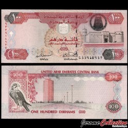 EMIRATS ARABES UNIS - Billet de 100 Dirhams - Fort Al Fahidi / Faucon pèlerin - 2006