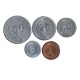 SINGAPOUR - SET / LOT de 5 PIECES de 1 5 10 20 50 Cents - Faune - 1967 / 1985 – Km1 2 3 4 5 – JeromeCollection