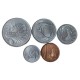 SINGAPOUR - SET / LOT de 5 PIECES de 1 5 10 20 50 Cents - Faune - 1967 / 1985 – Km1 2 3 4 5 – JeromeCollection
