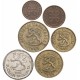 FINLANDE - SET / LOT de 6 PIÈCES - 1 5 10 20 50 Penniä 1 Markkaa - 1963 / 1990 – KM44 45 46 47 48 49 – JeromeCollection