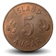 ISLANDE - PIECE de 5 Aurar - 1946 – Km9 – JeromeCollection