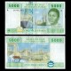 GABON / ETATS DE L'AFRIQUE CENTRALE / BEAC - Billet de 5000 Francs - Installations portuaires - A - 2002 – P409Aa –