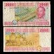 GABON / ETATS DE L'AFRIQUE CENTRALE / BEAC - Billet de 2000 Francs - Barrage hydroélectrique - A - 2002 – P408Aa –