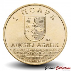 ABKHAZIE - PIECE de 1 Aspar - Dioscuriada - 2025