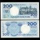 POLOGNE - Billet de 200 Złotys - Château Royal de Wawel - 1990 – P171 – JeromeCollection