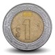 MEXIQUE - PIECE de 1 Peso - Bimétal - 2000 – Km603 – JeromeCollection