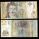 SERBIE - Billet de 10 Dinara - 1er blason - Vuk Stefanović Karadžić - 2006 – P46 – JeromeCollection