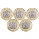 KAZAKHSTAN - SET / LOT de 5 PIECES de 100 Tenge - Monde animal du Kazakhstan - BIMETAL - 2025 – Km – JeromeCollection