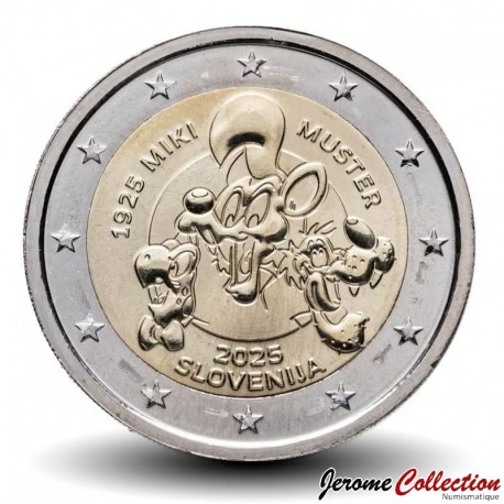 SLOVENIE - PIECE de 2 Euros - 100 ans de la naissance de Miki Muster - 2024 – N529145 – JeromeCollection