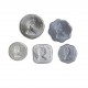 ETATS DE LA CARAIBE ORIENTALE - SET / LOT de 5 PIECES - 1 2 5 10 25 CENTS - 1989 / 2000 – Km10 11 12 13 14 –
