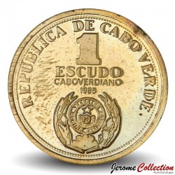 CAP-VERT - PIECE de 1 Escudo - 10ème Anniversaire de l'indépendance - 1985