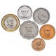 JAMAIQUE - SET / LOT de 6 PIECES - 10 25 Cents 1 5 10 20 Dollars - 1995 / 2022 – Km146.2 163 164 167 182 190 –